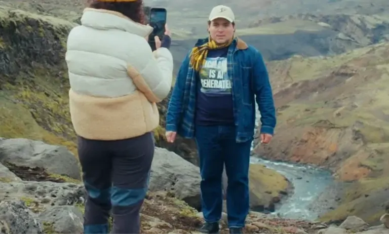 Is Iceland AI-generated? Shot from the Icelandair campaign.